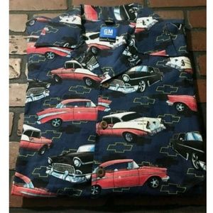 GM Chevy Car Button Down Shirt Men's Size 2X